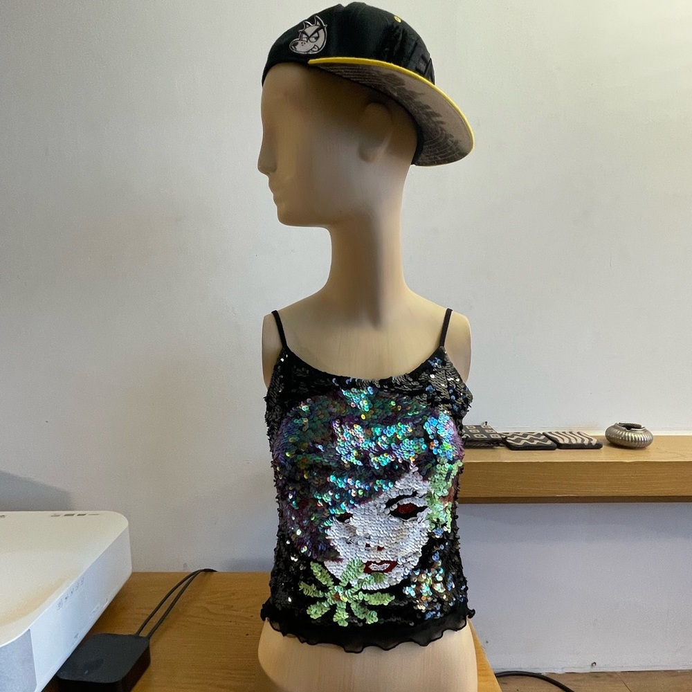 Sequin top
